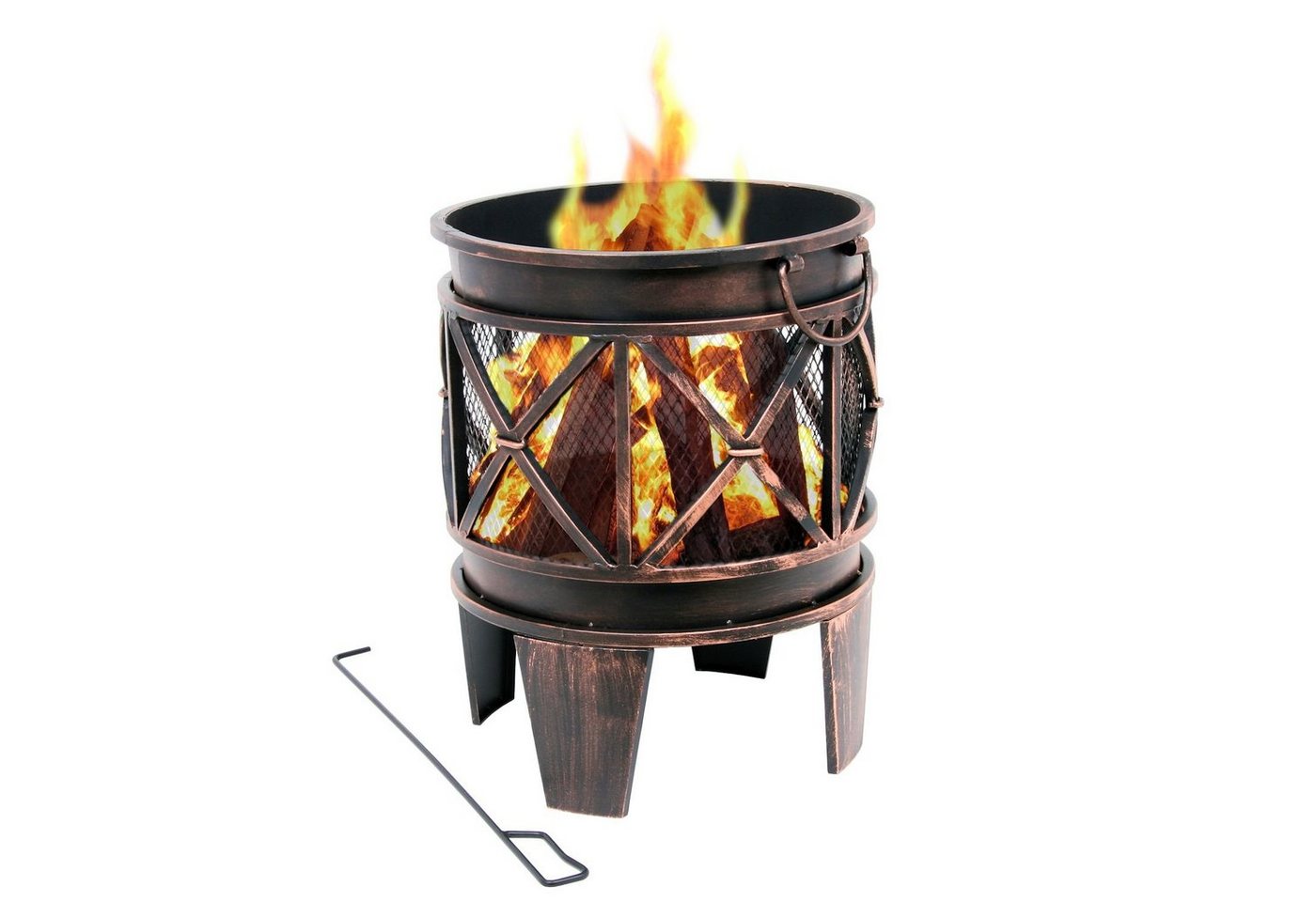 BBQ-Toro Feuerkorb "Plum" Ø 42 cm inkl. Schürhaken