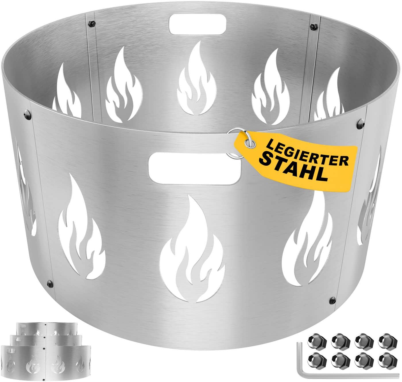 KESSER Feuerschale Funkenschutz für Feuerschale aus legiertem Stahl 1