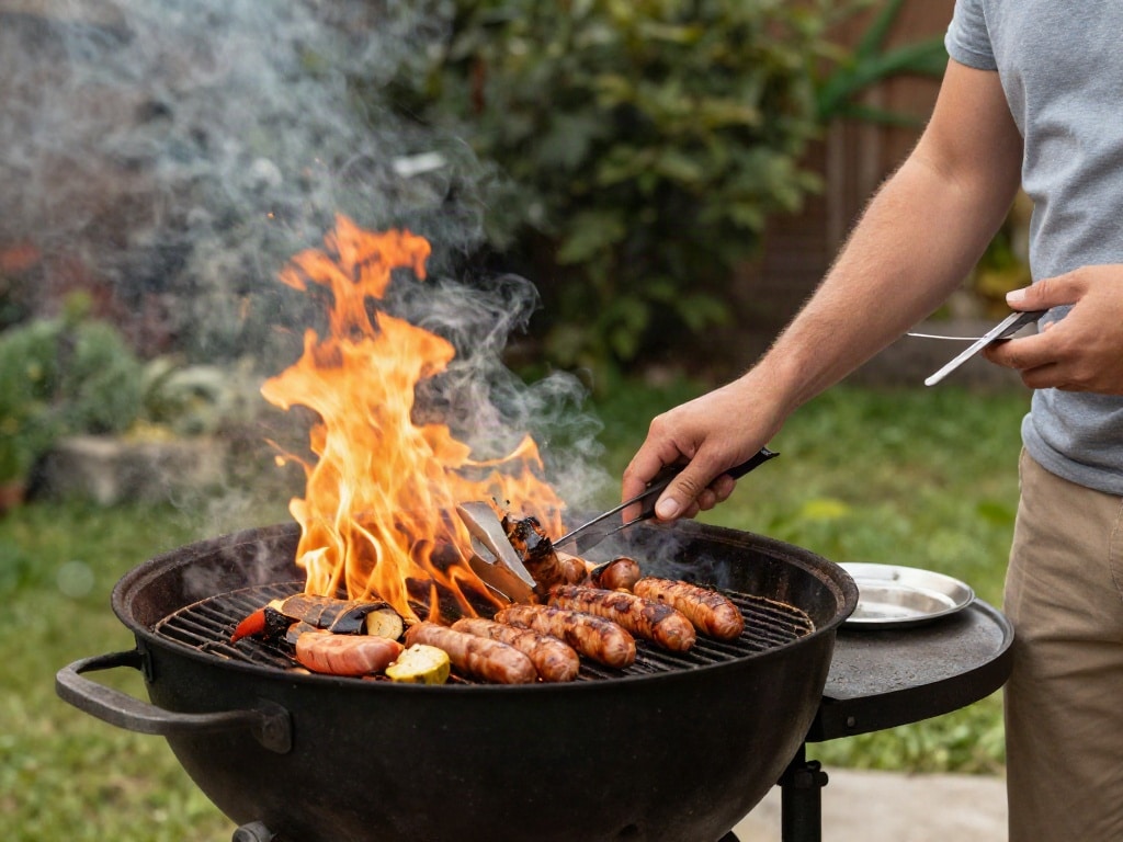 Feuerkorb mit Grillrost