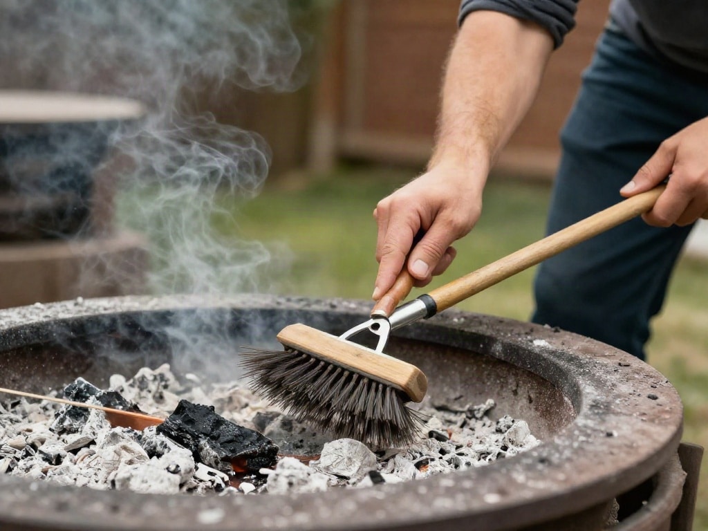 Feuerkorb reinigen