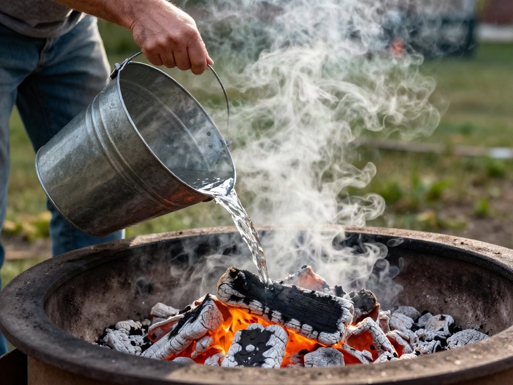 Feuerkorb löschen