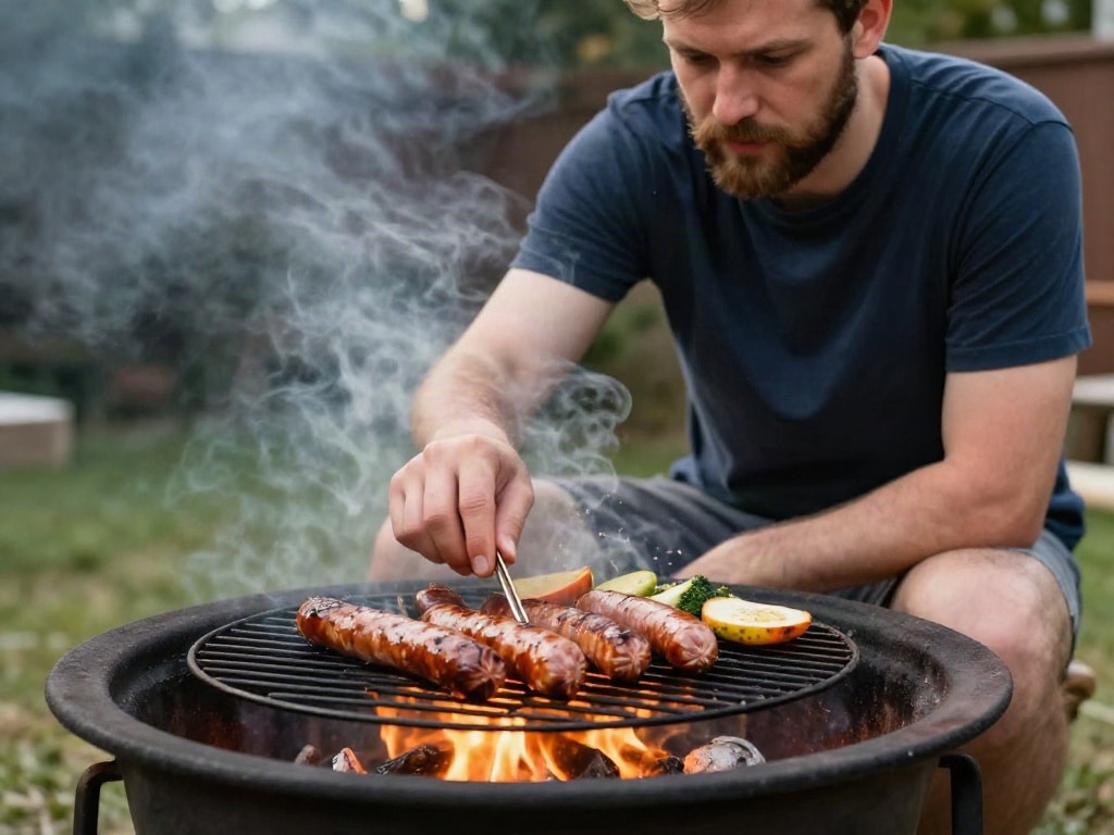 Feuerschale zum Grillen