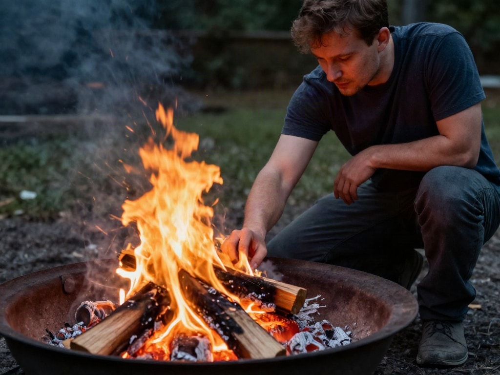 Grillen mit Holz oder Holzkohle