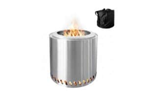 relaxdays Feuerschale ohne Rauch Ø 38 cm